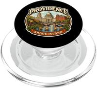 Souvenir de Providence, Rhode Island, Ville, Capitale de l'État, Vintage PopSockets PopGrip pour MagSafe