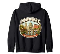 Souvenir de Providence, Rhode Island, Ville, Capitale de l'État, Vintage Sweat à Capuche
