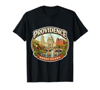 Souvenir de Providence, Rhode Island, Ville, Capitale de l'État, Vintage T-Shirt