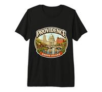 Souvenir de Providence, Rhode Island, Ville, Capitale de l'État, Vintage T-Shirt Haut de Gamme