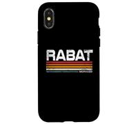 Souvenir de Rabat Rétro Vintage Rabat Maroc Coque pour iPhone X/XS