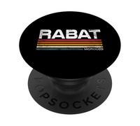 Souvenir de Rabat Rétro Vintage Rabat Maroc PopSockets PopGrip Adhésif