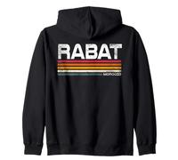 Souvenir de Rabat Rétro Vintage Rabat Maroc Sweat à Capuche