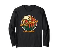 Souvenir de randonnée en montagne vintage à San Andreas, en Californie Manche Longue