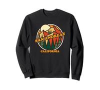 Souvenir de randonnée en montagne vintage à San Andreas, en Californie Sweatshirt