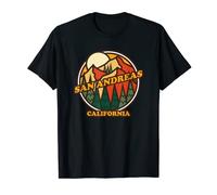 Souvenir de randonnée en montagne vintage à San Andreas, en Californie T-Shirt