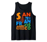 Souvenir de San Francisco, Californie, Golden Gate, San Francisco Débardeur