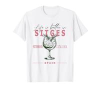 Souvenir de Sitges Life Is Better In Spain Catalogne T-Shirt