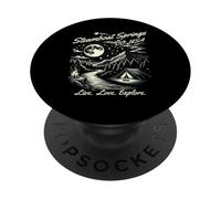 Souvenir de Steamboat Springs, Colorado, États-Unis, Motif montagnard PopSockets PopGrip Adhésif