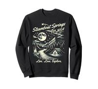 Souvenir de Steamboat Springs, Colorado, États-Unis, Motif montagnard Sweatshirt