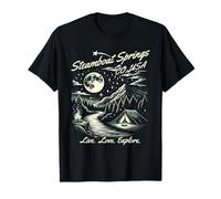 Souvenir de Steamboat Springs, Colorado, États-Unis, Motif montagnard T-Shirt