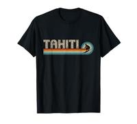 Souvenir de Tahiti Island Vêtements de surf rétro années 70 80 Tahiti T-Shirt