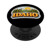 Souvenir de Vacances de l'Idaho Badge Visiteur PopSockets PopGrip Adhésif