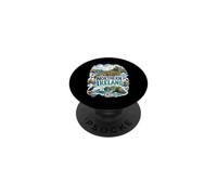 Souvenir de Vacances Mignon Paysage Irlandais d'Irlande du Nord PopSockets PopGrip Adhésif