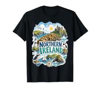 Souvenir de Vacances Mignon Paysage Irlandais d'Irlande du Nord T-Shirt