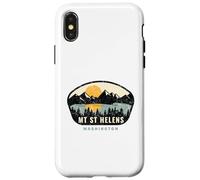 Souvenir de Vacances MT St Helens Washington, WA Coque pour iPhone X/XS