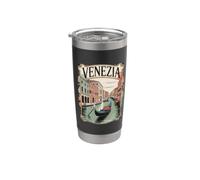 Souvenir de Venise de l'Italie Gobelet isotherme en acier inoxydable double paroi