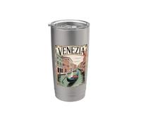 Souvenir de Venise de l'Italie Gobelet isotherme en acier inoxydable double paroi