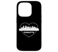 Souvenir de Ville de Reine d'art Silhouette Silhouette de Charlotte Coque pour iPhone 14 Pro