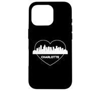 Souvenir de Ville de Reine d'art Silhouette Silhouette de Charlotte Coque pour iPhone 16 Pro