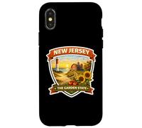 Souvenir de Visiteur du New Jersey The Garden State Coque pour iPhone X/XS