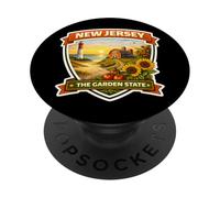 Souvenir de Visiteur du New Jersey The Garden State PopSockets PopGrip Adhésif