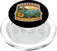 Souvenir de Visiteur Maryland The Old Line State PopSockets PopGrip pour MagSafe