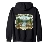 Souvenir de Visiteur Washington The Evergreen State Sweat à Capuche
