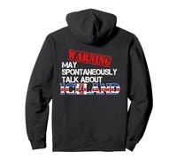 Souvenir de Voyage Amusant Qui Parle spontanément de l'Islande Sweat à Capuche