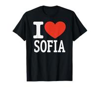 Souvenir de Voyage avec Inscription « I Love Sofia City » T-Shirt
