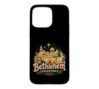Souvenir de Voyage Bethléem Palestine dessiné à la Main Coque pour iPhone 15 Pro Max