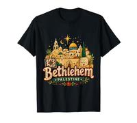 Souvenir de Voyage Bethléem Palestine dessiné à la Main T-Shirt