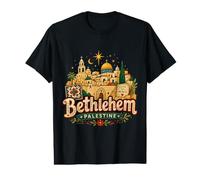 Souvenir de Voyage Bethléem Palestine dessiné à la Main T-Shirt Graphique avec Valeur