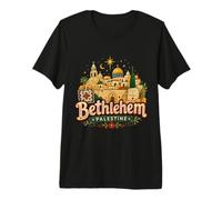 Souvenir de Voyage Bethléem Palestine dessiné à la Main T-Shirt Haut de Gamme