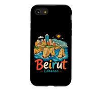 Souvenir de Voyage Beyrouth Liban dessiné à la Main Coque pour iPhone SE (2020) / 7/8