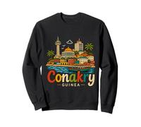 Souvenir de Voyage Conakry Guinée dessiné à la Main Sweatshirt