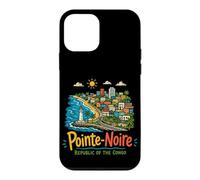 Souvenir de Voyage Congo Dessiné à la Main Pointe-Noire Cadeau Monument Coque pour iPhone 12 Mini