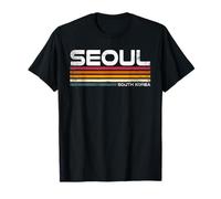 Souvenir de Voyage coréen Style rétro de Séoul Corée du Sud T-Shirt