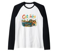 Souvenir de Voyage Cotonou Bénin dessiné à la Main Manche Raglan