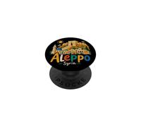 Souvenir de Voyage d'Alep en Syrie dessiné à la Main PopSockets PopGrip Adhésif