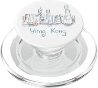 Souvenir de Voyage de Hong Kong - Cadeau Historique de Ville PopSockets PopGrip pour MagSafe