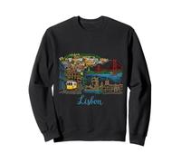 Souvenir de Voyage de Lisbonne, Portugal, Ville Historique Sweatshirt