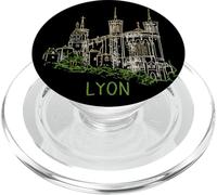 Souvenir de Voyage de Lyon France - Ville Historique PopSockets PopGrip pour MagSafe