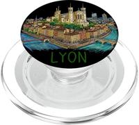 Souvenir de Voyage de Lyon France - Ville Historique PopSockets PopGrip pour MagSafe