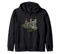Souvenir de Voyage de Lyon France - Ville Historique Sweat à Capuche