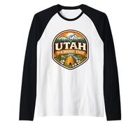 Souvenir de Voyage de Visiteur Utah The Beehive State Manche Raglan