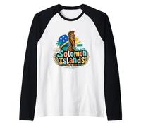 Souvenir de Voyage des îles Salomon dessiné à la Main Manche Raglan