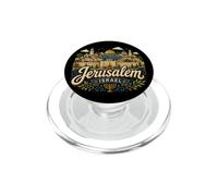 Souvenir de Voyage dessiné à la Main Jérusalem Israël PopSockets PopGrip pour MagSafe