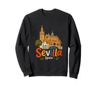 Souvenir de Voyage dessiné à la Main Séville Espagne Cadeau Monument Sweatshirt