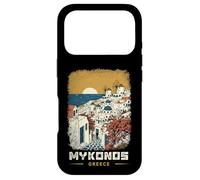Souvenir de Voyage d'été à Mykonos Grèce Île des Cyclades Coque pour iPhone 17 Pro